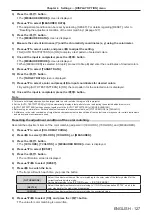 Предварительный просмотр 127 страницы Panasonic PT-SRQ35KC Operating Instructions Manual