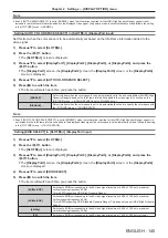 Предварительный просмотр 145 страницы Panasonic PT-SRQ35KC Operating Instructions Manual