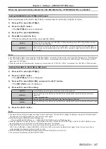 Preview for 147 page of Panasonic PT-SRQ35KC Operating Instructions Manual