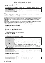 Preview for 158 page of Panasonic PT-SRQ35KC Operating Instructions Manual