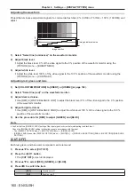 Preview for 160 page of Panasonic PT-SRQ35KC Operating Instructions Manual