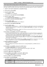 Preview for 171 page of Panasonic PT-SRQ35KC Operating Instructions Manual