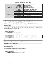 Preview for 216 page of Panasonic PT-SRQ35KC Operating Instructions Manual