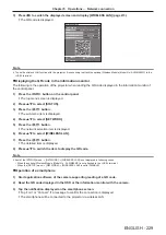 Preview for 229 page of Panasonic PT-SRQ35KC Operating Instructions Manual