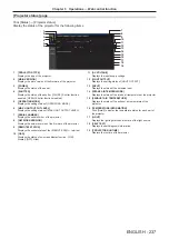 Preview for 237 page of Panasonic PT-SRQ35KC Operating Instructions Manual