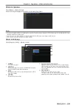 Preview for 239 page of Panasonic PT-SRQ35KC Operating Instructions Manual