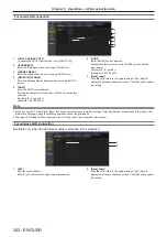 Preview for 242 page of Panasonic PT-SRQ35KC Operating Instructions Manual