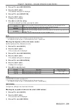 Preview for 259 page of Panasonic PT-SRQ35KC Operating Instructions Manual