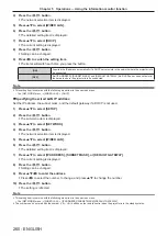 Preview for 260 page of Panasonic PT-SRQ35KC Operating Instructions Manual