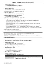 Preview for 266 page of Panasonic PT-SRQ35KC Operating Instructions Manual