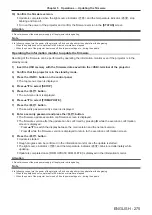 Preview for 275 page of Panasonic PT-SRQ35KC Operating Instructions Manual