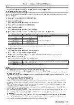 Preview for 135 page of Panasonic PT-SRZ34KC Operating Instructions Manual