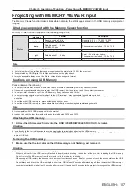 Preview for 107 page of Panasonic PT-TMZ400 Operating Instructions Manual