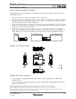 Preview for 12 page of Panasonic PT-TW230 Specification