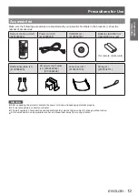 Preview for 13 page of Panasonic PT-TW230E Operating Instructions Manual