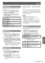 Preview for 45 page of Panasonic PT-TW230E Operating Instructions Manual