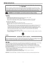 Предварительный просмотр 3 страницы Panasonic PT-TW231RE Service Manual