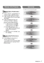 Предварительный просмотр 7 страницы Panasonic PT-TW240E Operating Instructions Manual