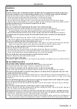 Предварительный просмотр 5 страницы Panasonic PT-TW250 Operating Instructions Manual