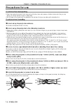 Предварительный просмотр 14 страницы Panasonic PT-TW250 Operating Instructions Manual