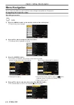 Предварительный просмотр 44 страницы Panasonic PT-TW250 Operating Instructions Manual