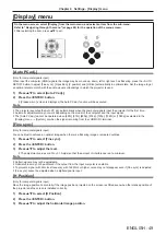 Предварительный просмотр 49 страницы Panasonic PT-TW250 Operating Instructions Manual