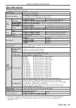 Предварительный просмотр 99 страницы Panasonic PT-TW250 Operating Instructions Manual