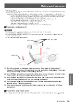 Предварительный просмотр 55 страницы Panasonic PT-TW330E Operating Instructions Manual