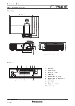 Preview for 4 page of Panasonic PT-TW331R Specifications