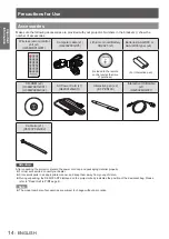 Предварительный просмотр 14 страницы Panasonic PT-TW331RE Operating Instructions Manual