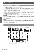 Предварительный просмотр 26 страницы Panasonic PT-TW331RE Operating Instructions Manual