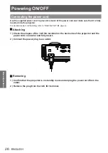 Предварительный просмотр 28 страницы Panasonic PT-TW331RE Operating Instructions Manual