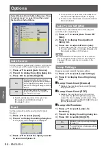 Предварительный просмотр 44 страницы Panasonic PT-TW331RE Operating Instructions Manual