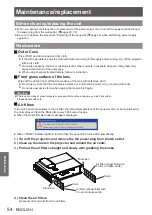 Предварительный просмотр 54 страницы Panasonic PT-TW331RE Operating Instructions Manual