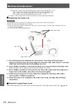 Предварительный просмотр 58 страницы Panasonic PT-TW331RE Operating Instructions Manual