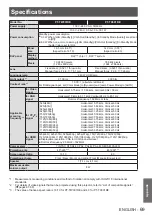 Предварительный просмотр 69 страницы Panasonic PT-TW331RE Operating Instructions Manual