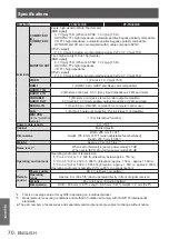 Предварительный просмотр 70 страницы Panasonic PT-TW331RE Operating Instructions Manual