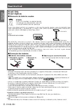 Предварительный просмотр 8 страницы Panasonic PT-TW331RU Operating Instructions Manual