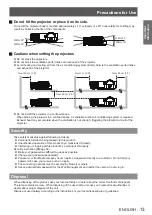 Предварительный просмотр 13 страницы Panasonic PT-TW331RU Operating Instructions Manual