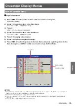 Предварительный просмотр 35 страницы Panasonic PT-TW331RU Operating Instructions Manual