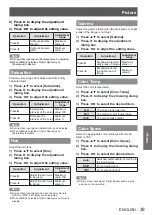 Предварительный просмотр 39 страницы Panasonic PT-TW331RU Operating Instructions Manual