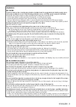 Preview for 5 page of Panasonic PT-TW340 Operating Instructions Manual