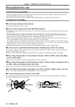 Предварительный просмотр 14 страницы Panasonic PT-TW340 Operating Instructions Manual