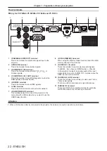 Preview for 22 page of Panasonic PT-TW340 Operating Instructions Manual