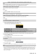 Preview for 39 page of Panasonic PT-TW340 Operating Instructions Manual