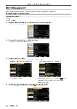 Предварительный просмотр 44 страницы Panasonic PT-TW340 Operating Instructions Manual