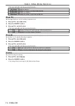 Preview for 72 page of Panasonic PT-TW340 Operating Instructions Manual