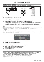 Предварительный просмотр 35 страницы Panasonic PT-TW350 Operating Instructions (Functional Manual)