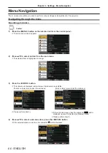 Предварительный просмотр 44 страницы Panasonic PT-TW350 Operating Instructions (Functional Manual)