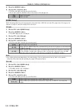 Предварительный просмотр 58 страницы Panasonic PT-TW350 Operating Instructions (Functional Manual)